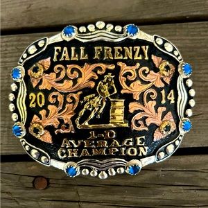 Barrelracing Belt Buckle